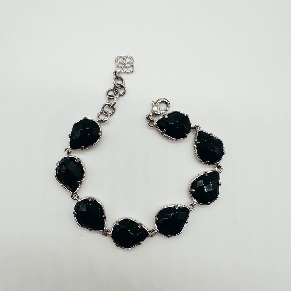 Kendra Scott Brynn Bracelet (Silver/Black)